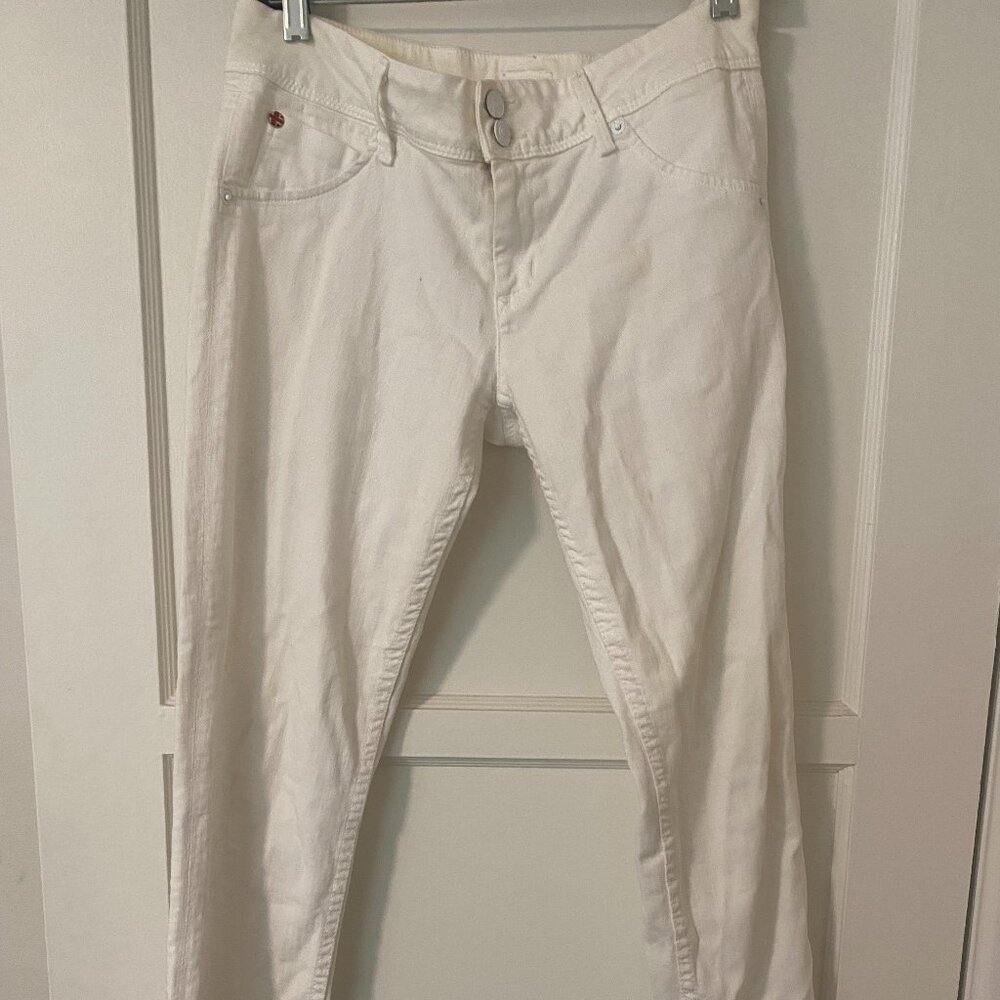 Hudson Jeans - white denim- low rise - size 30